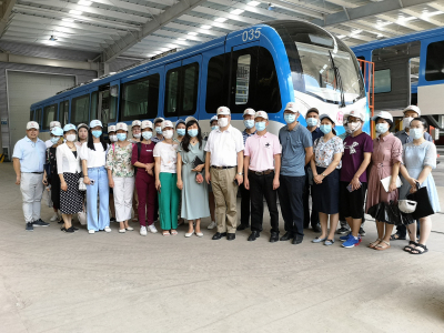 杭州市委黨校教育長(zhǎng)高國(guó)舫一行到 杭州中車(chē)考察調(diào)研